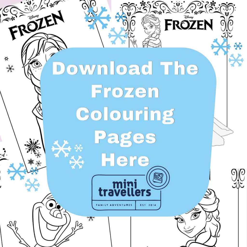 Download Free Frozen Colouring Pages