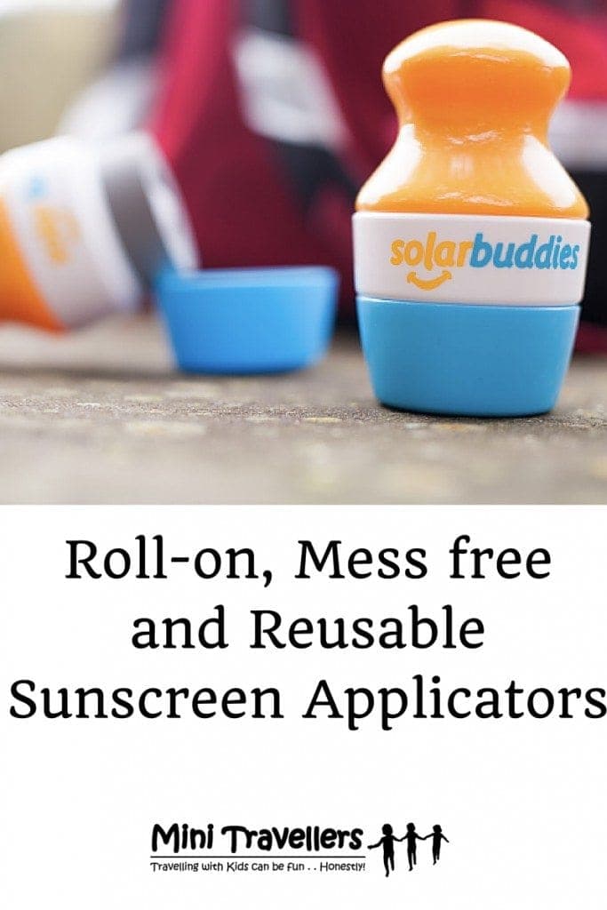 Solar Buddies are roll-on, mess free and reusable sunscreen applicators - perfect for children who need to apply sunscreen at school