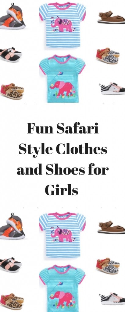 Fun Safari Style Clothes and Shoes for Girls www.minitravellers.co.uk