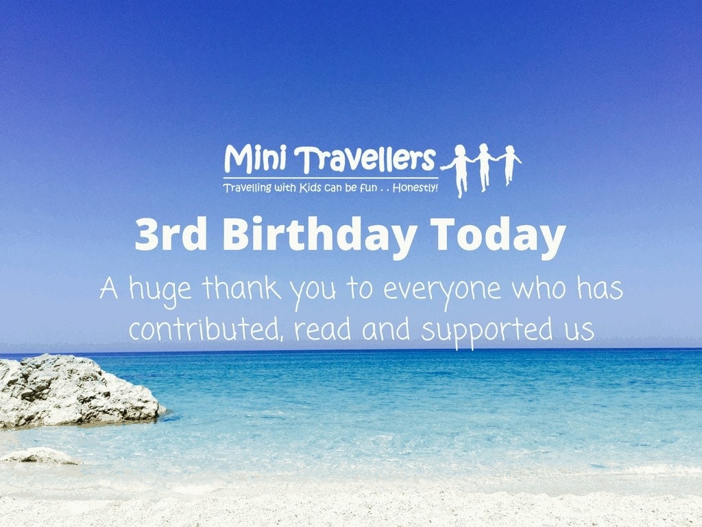 Mini Travellers 3rd Birthday Today www.minitravellers.co.uk