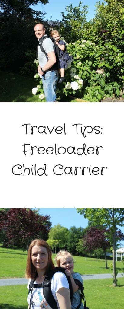 Discover why the Freeloader Child Carrier is great for holidays and days out, as part of my travel tips series on Mini Travellers