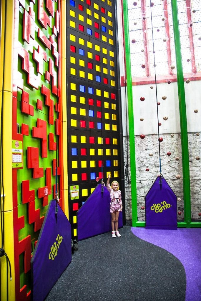 Awesome Walls Climbing Clip 'n' Climb Liverpool www.minitravellers.co.uk
