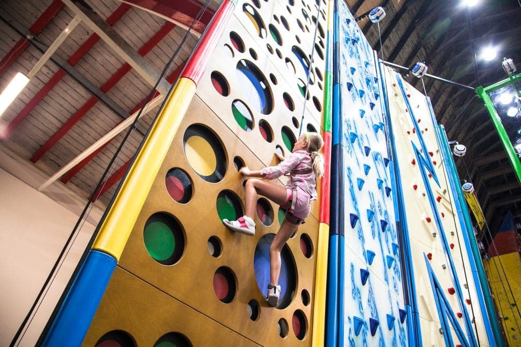 Awesome Walls Climbing Clip 'n' Climb Liverpool www.minitravellers.co.uk