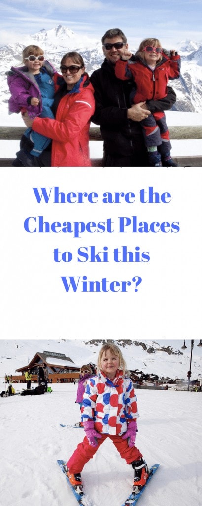 Where are the Cheapest Places to Ski this Winter? We list some of the more affordable ski resorts this year in our guide at Mini Travellers #skiing #skiresorts #familytravel #wintertravel
