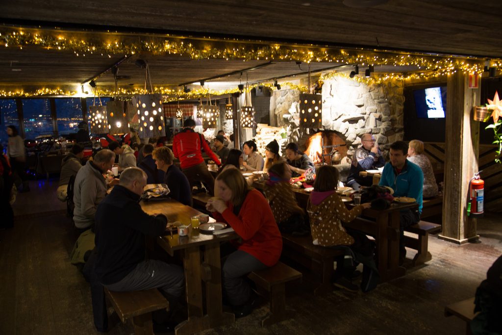 Inside Saariselka Inn at Santa’s Lapland