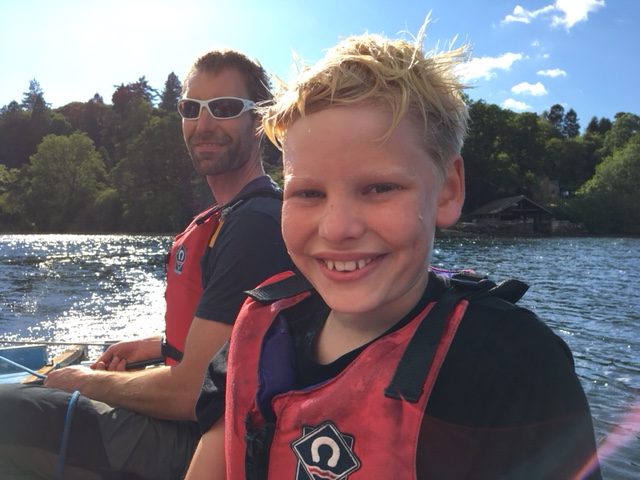 Learning to sail with kids in the Lake District