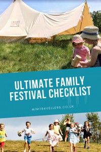 Ultimate Family Festival Checklist