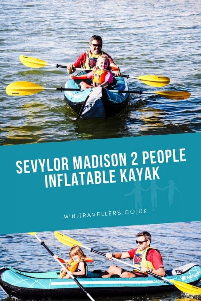 Read our review of the Sevylor Madison 2 People Inflatable Kayak, a lightweight inflatable kayak that's great for family kayaking. Part of the travel tips series on Mini Travellers