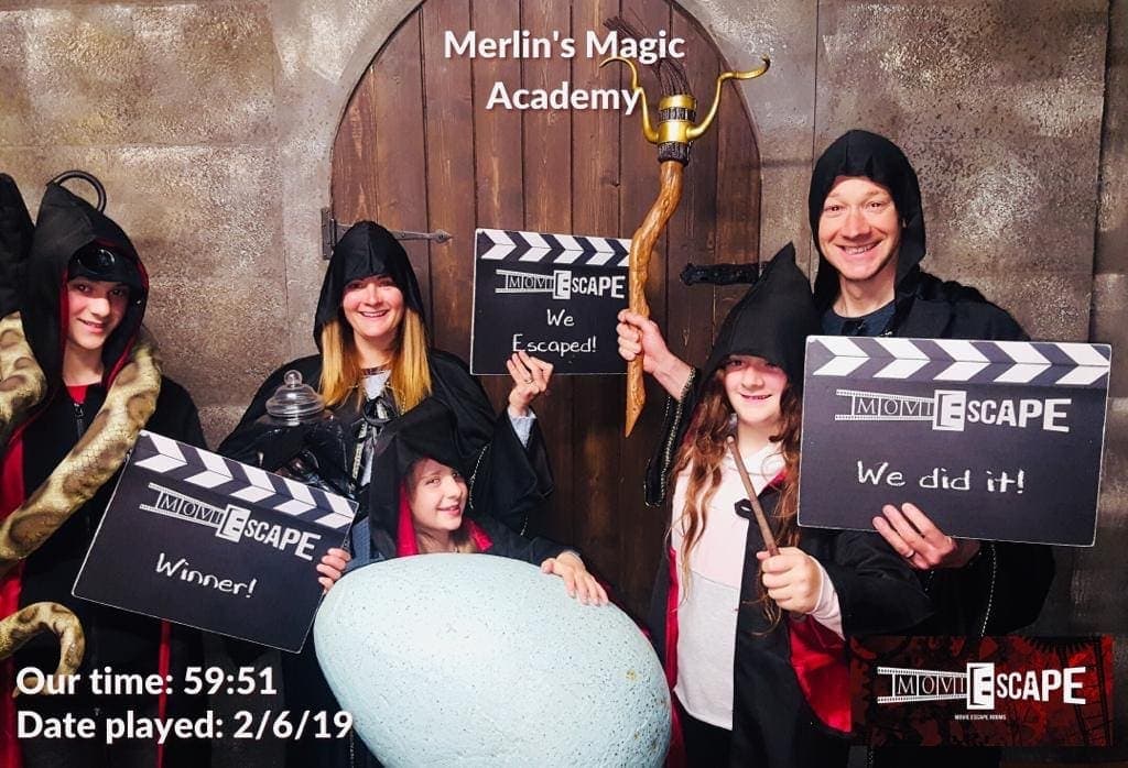 MoviESCAPE – Merlin’s Magic Academy Escape Room