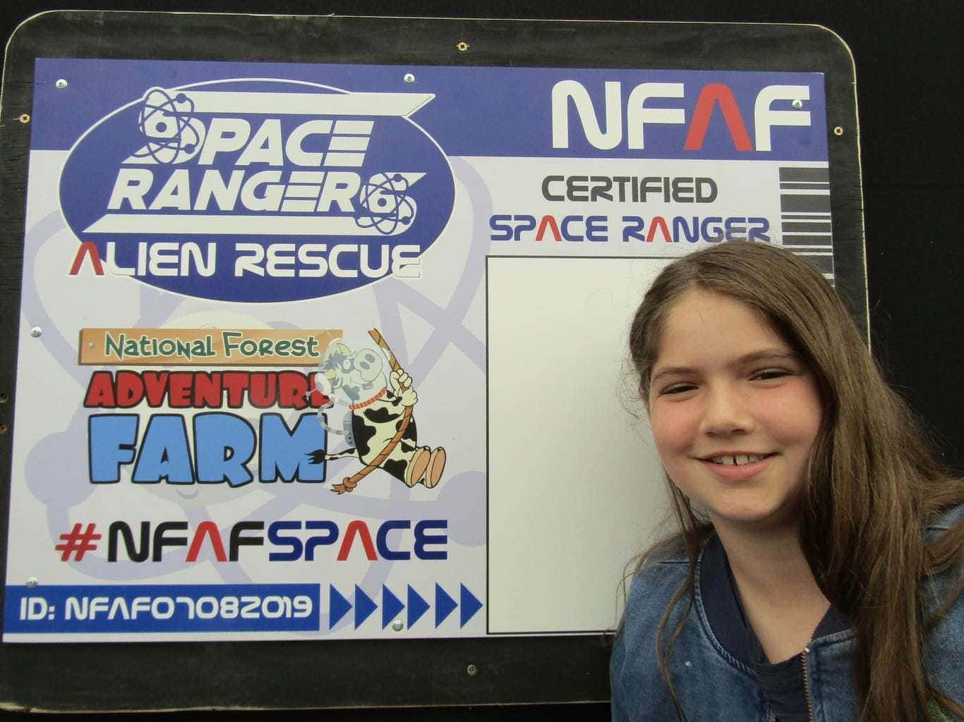 Moon Landing themed adventures at the National Forest Adventure Farm