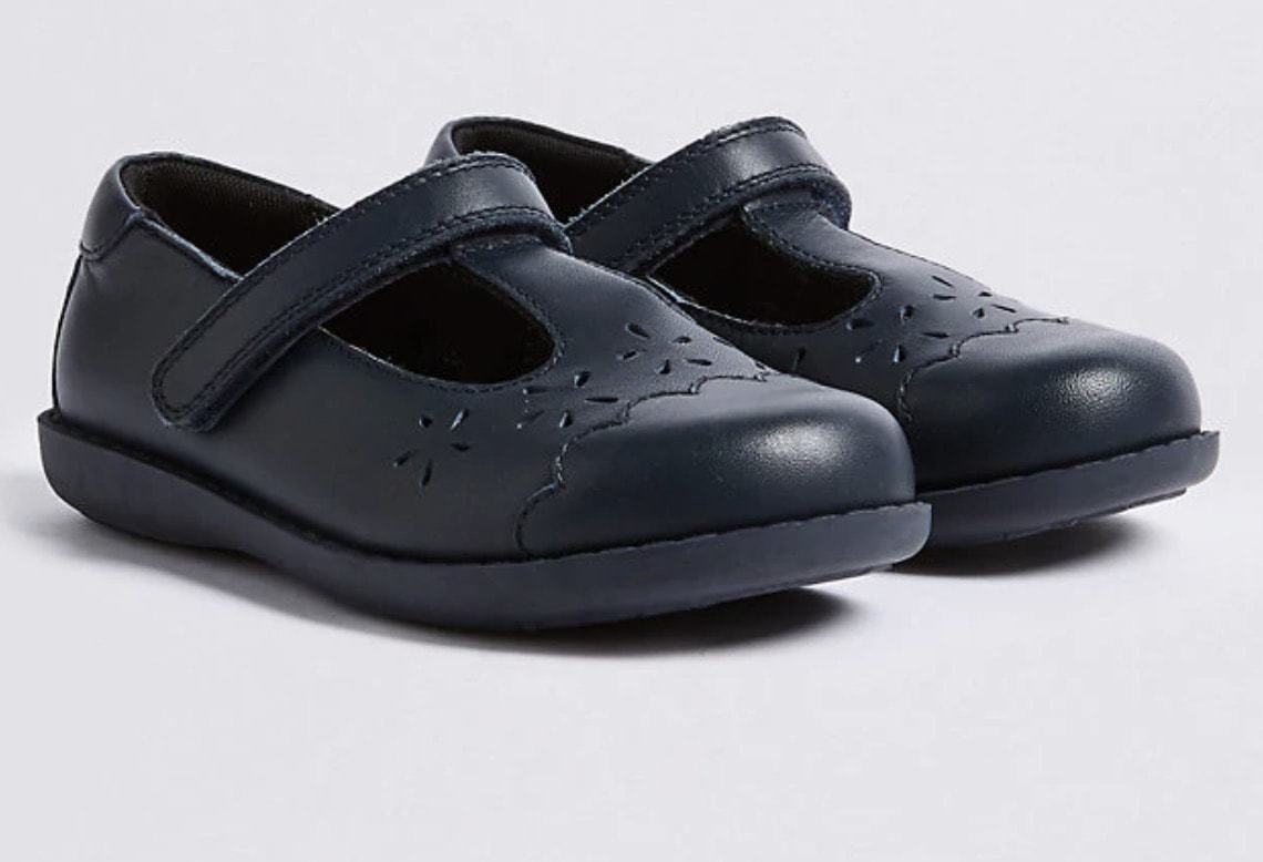 M&S Kids' Leather School Shoes