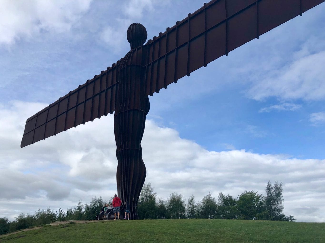 Visiting the Angel of the North, Low Eighton, Gateshead