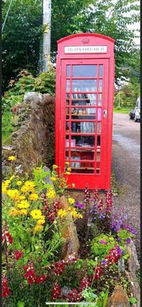 Tighnabruaich Phone Box Library (West Coast of Scotland)