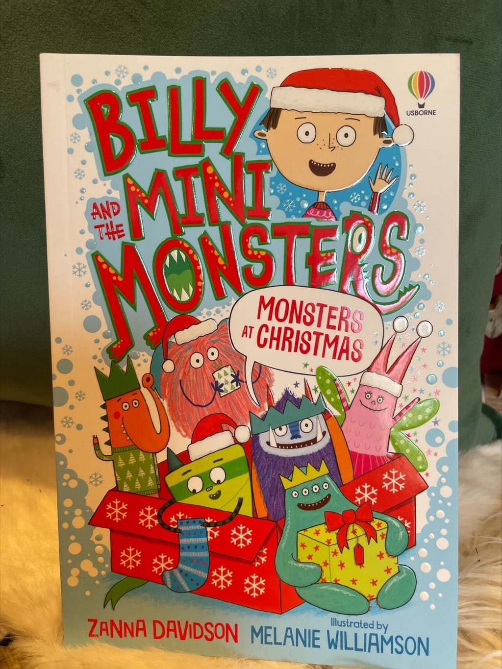 Billy and the Mini Monsters – Monsters at Christmas – Zannia Davidson (author), Melanie Williamson (illustrator), Usborne (publisher)