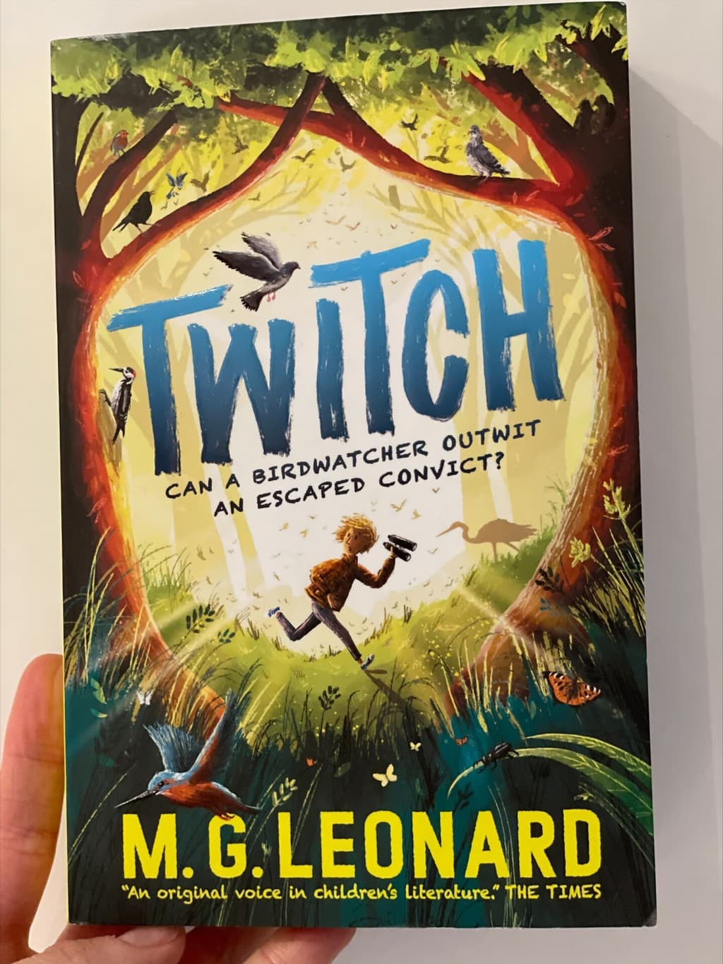 Twitch - M.G. Leonard (author), Walker Books UK Ltd (publisher), recommended reading age: 8-13 years