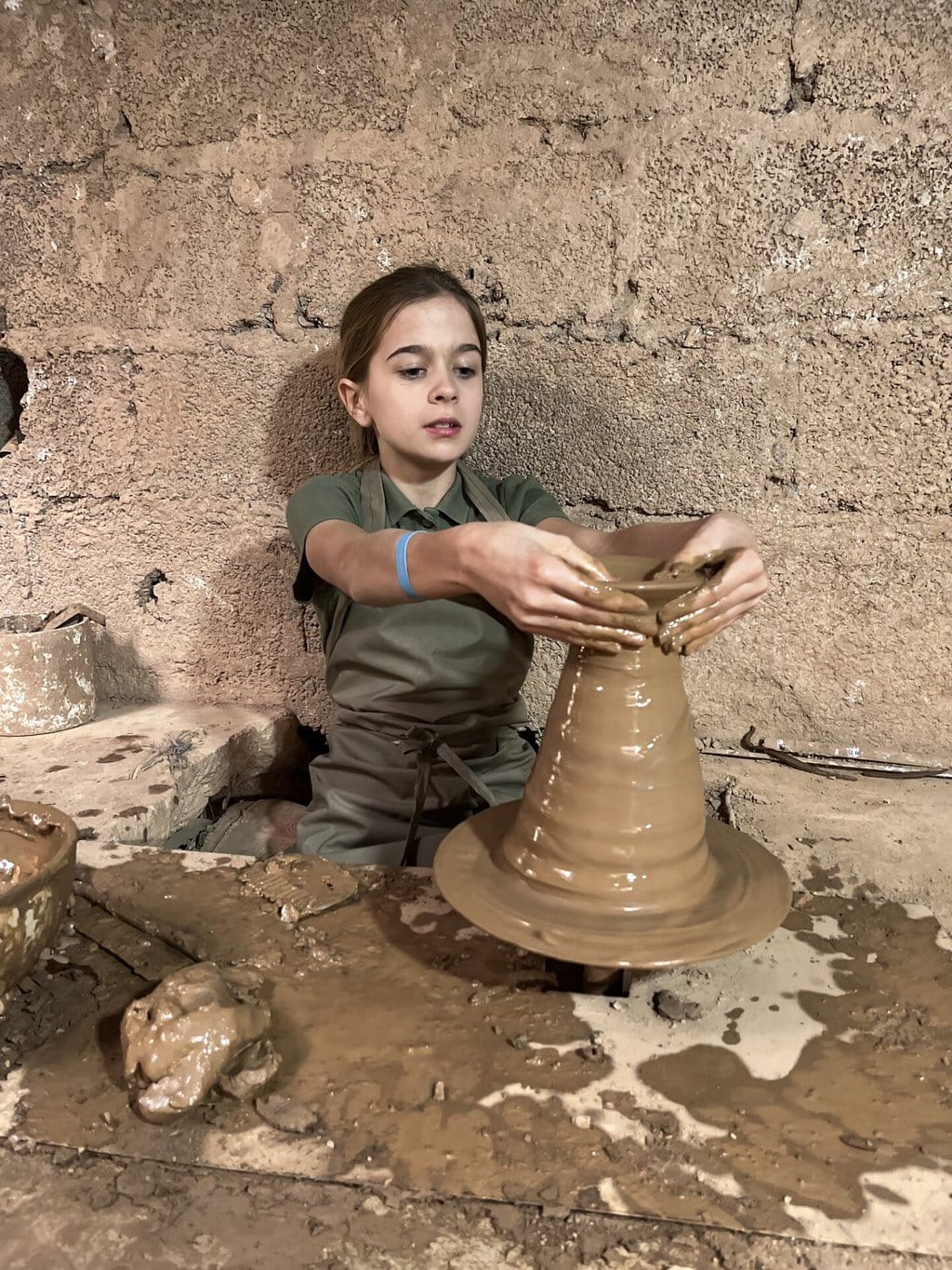 Pottery Workshop in Marrakech with Kids