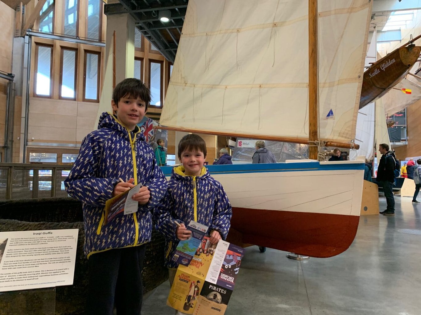 We visited the National Maritime Museum Cornwall on a very rainy day during the Easter holidays. The queue out of the door was the first indication that it was a popular family attraction!