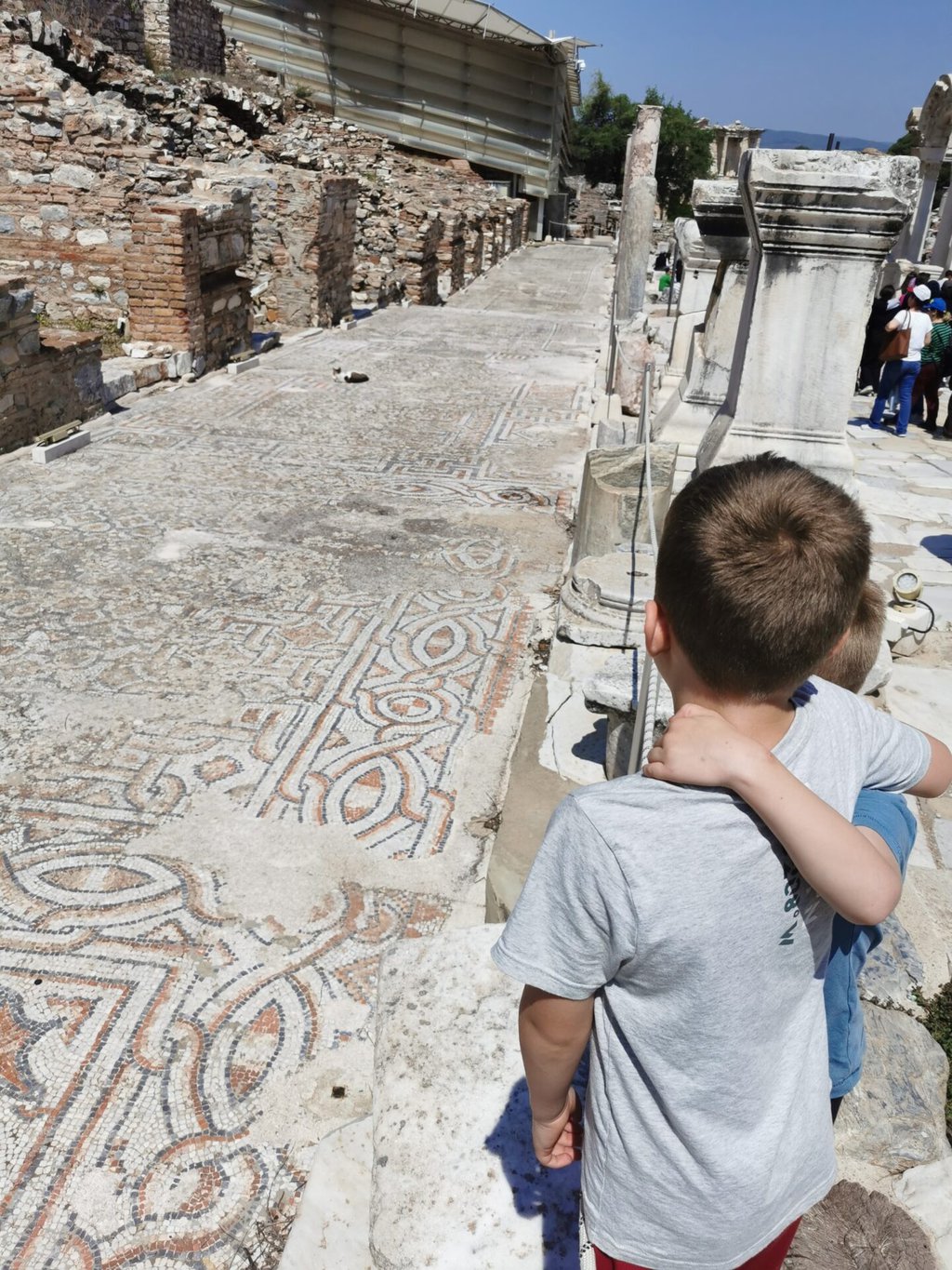 Tour of Ephesus with kids
