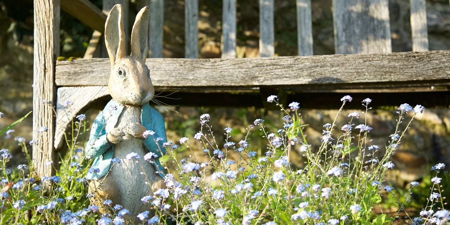Peter Rabbit Day Out at the Wonderland Sculpture Trail at Abbotsbury's Subtropical Gardens, Dorset