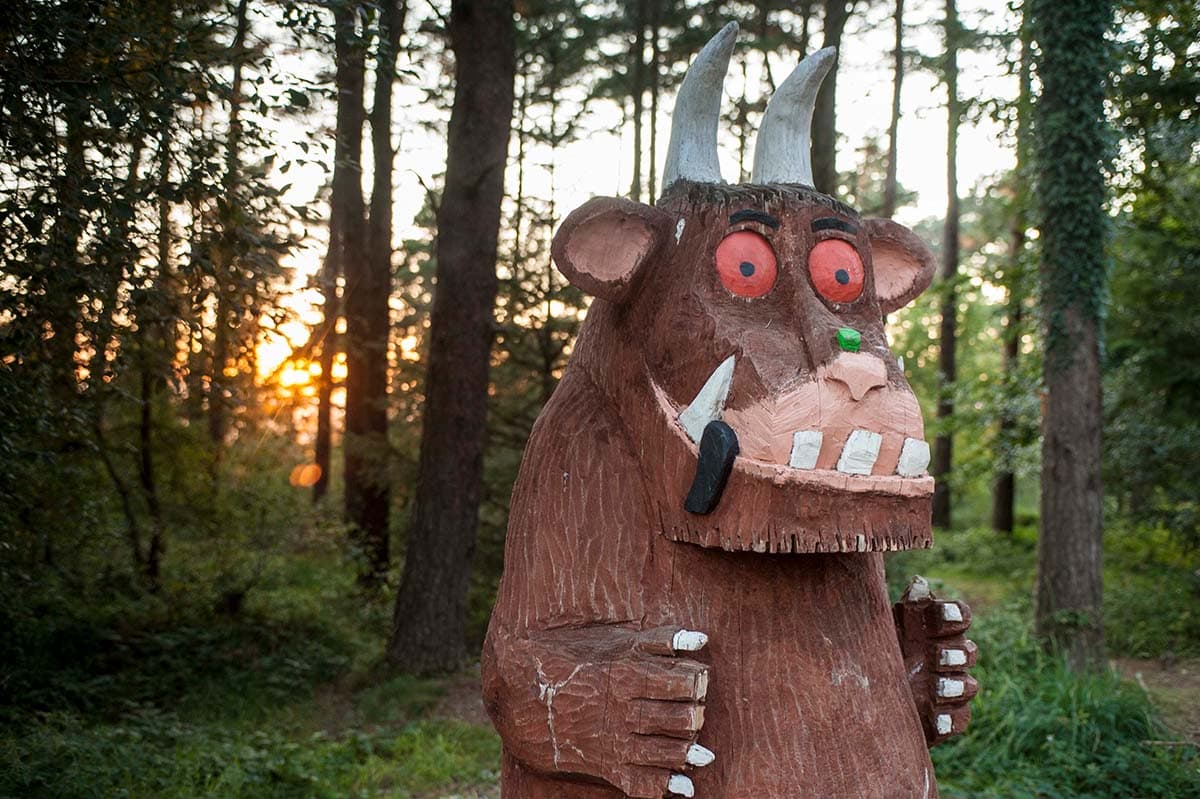 Where You Can Find The Gruffalo Sculptures in England's Woods and Forests