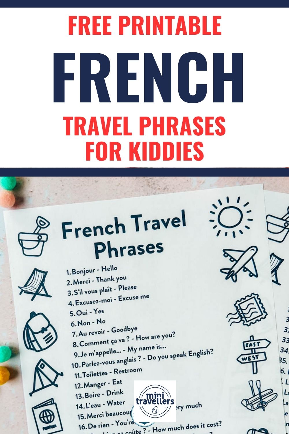 Free Printable French Travel Phrases For Kids-3