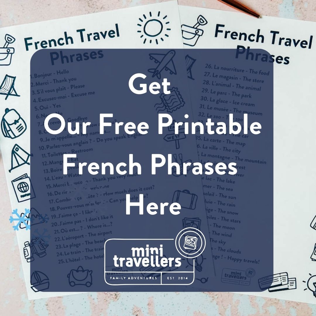 Free Printable French Travel Phrases For Kids